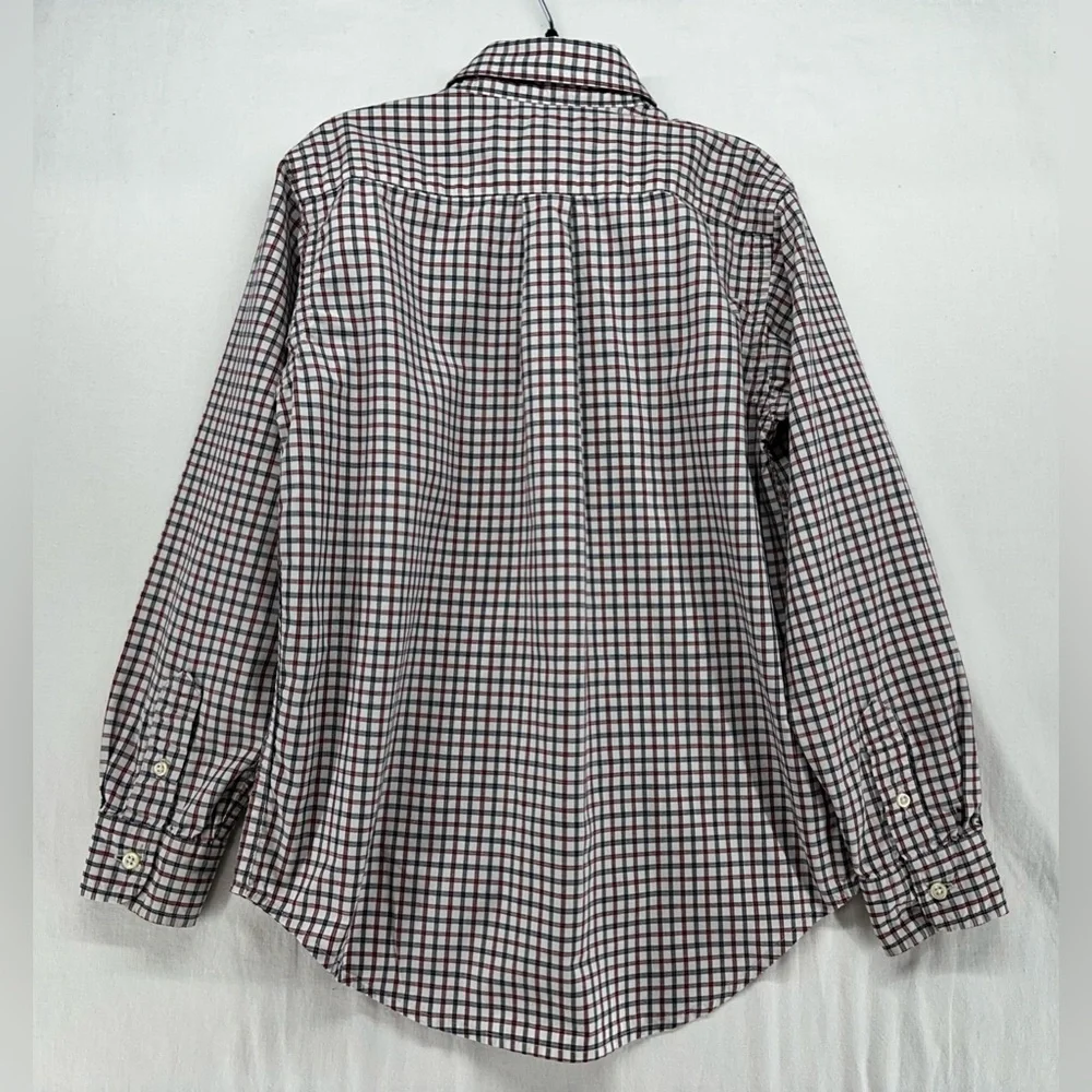 Ralph Lauren Shirt Youth Plaid Classic Long Sleeve Button Down Size 7‎